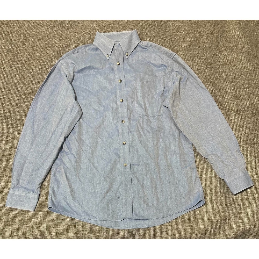 Jos A Bank Men's M‎ Blue Long Sleeve Shirt